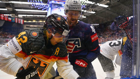 Eishockey: DEB-Auswahl kassiert bei WM ersten Dämpfer