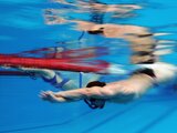 Finswimming-Demonstration bei Europaspielen