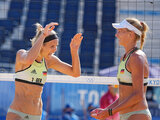 Beachvolleyball: Ludwig/Kozuch starten mit knapper Niederlage