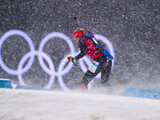 Biathlon-Staffel wird vom Wind verweht