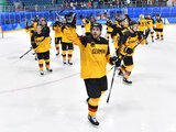 Das Eishockey-Team steht im Viertelfinale