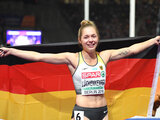 Gina Lückenkemper begleitet das Jugend Team Deutschland