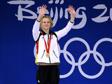 Doppel-Gold von Britta Steffen in Peking 2008