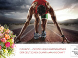 Fleurop ist offizieller Blumenpartner der Deutschen Olympiamannschaft