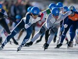 Eisschnelllauf: Spannende Rennen bei den Massenstarts