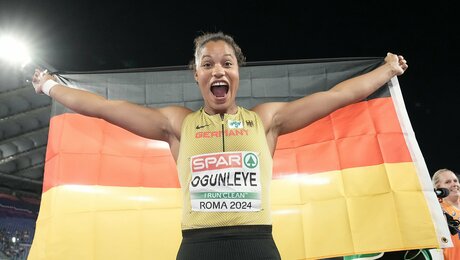 Nervenstark zu Bronze: Ogunleye holt erste deutsche EM-Medaille