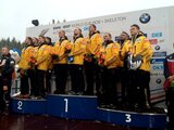 Ein Podium voll mit unseren Sportlern